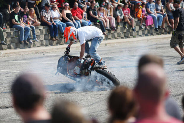 Muskegon Bike Time Stunt Show