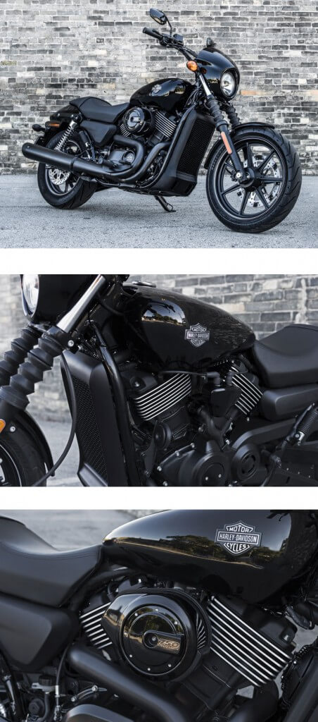 On the heels of Project RUSHMORE, the motor company reveals two totally new motorcycles: the new Street 750 and Street 500 from Harley-Davidson. 
