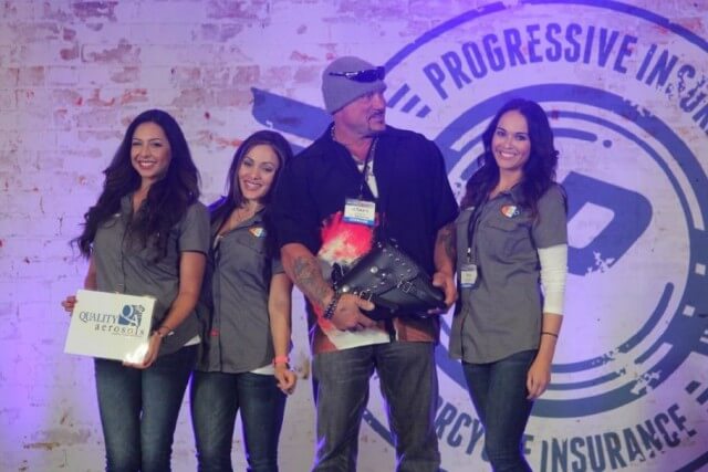 Tako wins the Show Dog Award at Phoenix Edition of Jthe International Motorcycle
