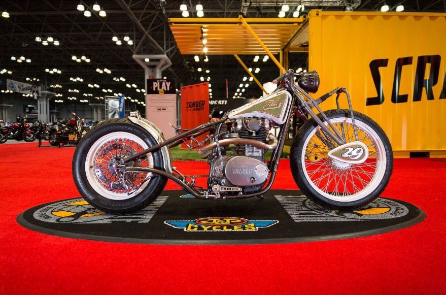 Ultimate Builder Custom Bike Show winning Retro MOD